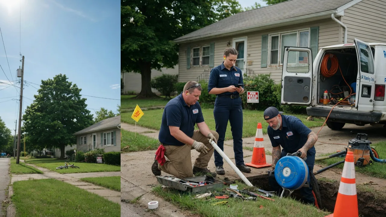 Sewer Line Repair in Pleasant Plains, IL near me